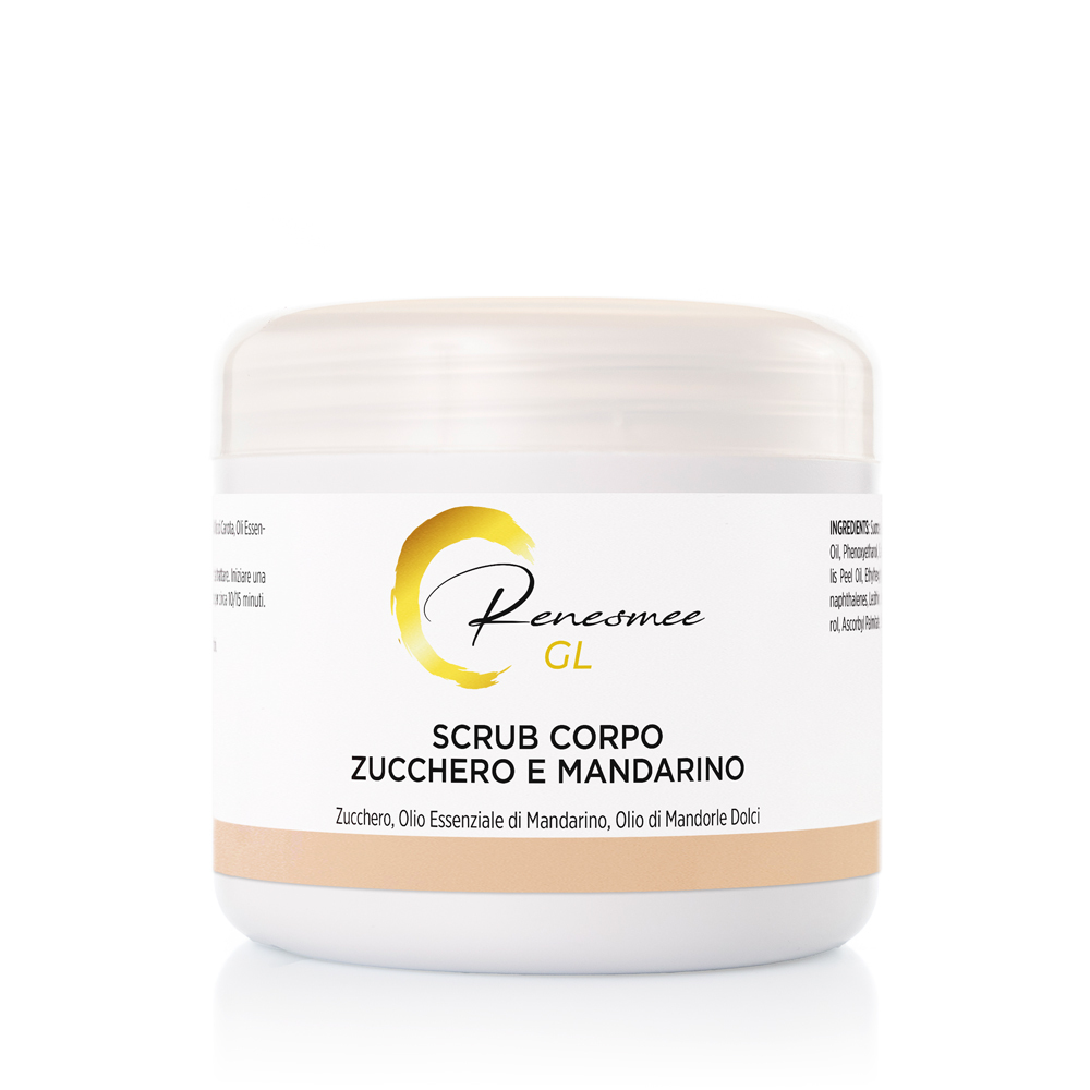Scrub corpo zucchero e mandarino