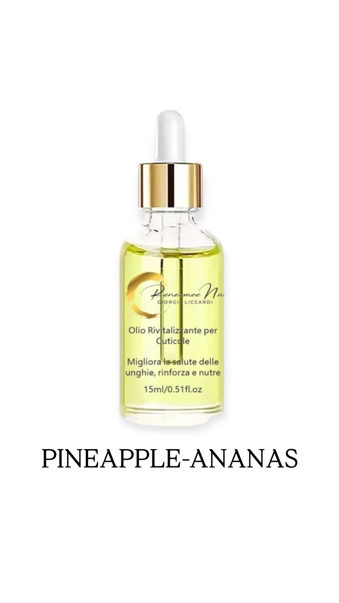 Olio rivitalizzante per cuticole PINEAPPLE-ANANAS