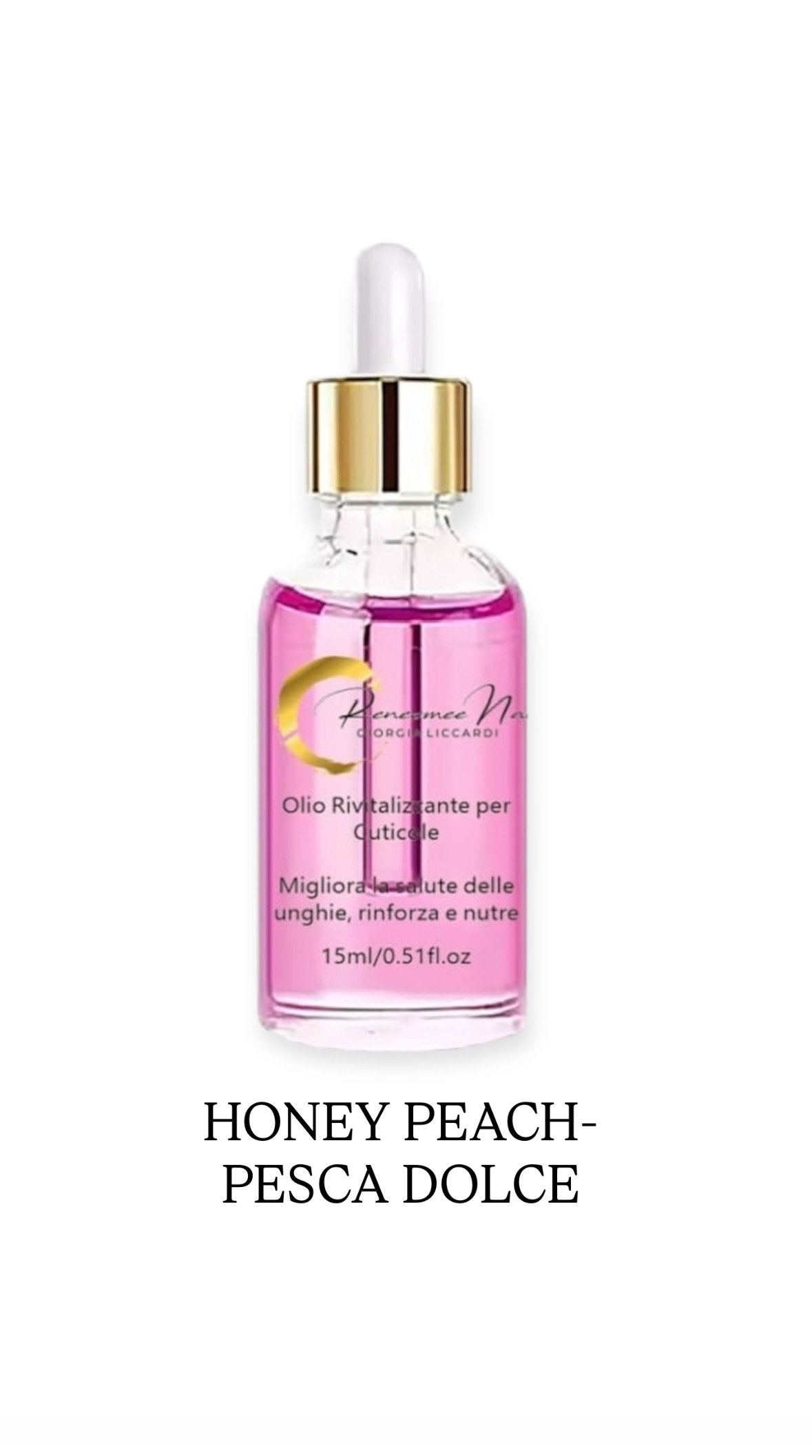 Olio rivitalizzante per cuticole HONEY PEACH